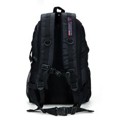 Item Type: Backpacking Packs Material: Nylon Lining Material: Polyester Closure Type: Zipper Size: 50 x 35 x 21 cm / 18.9 x 11.8 x 7.1 inch Package Includes: 1 x Backpack Casual Portable Backpack For Outdoors, Casual Outdoor Backpack Portable, Casual Outdoor Portable Backpack, Black Portable Travel Bag For Outdoor Activities, Portable Black Travel Bag For Outdoor Activities, Black Multifunctional Backpack For Outdoor, Multifunctional Black Backpack For Outdoor, Black Portable Travel Bag For Outdoor, Portable Backpack For Outdoor And Back To School