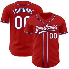 a baseball jersey with the name and number on it, that reads your name or team name