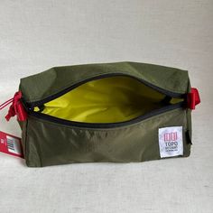 Topo Designs | Bags | Topo Designs Dopp Kit Hand Bag Olive Green | Poshmark Topo Designs, Dopp Kit, Travel Kits, Toiletry Bags, Hand Bag, Toiletry Bag, Red Green, Olive Green