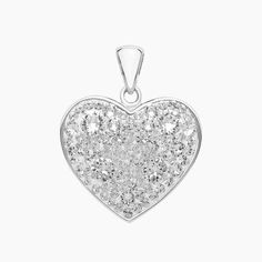 Crystal Collection Pendants Pendant Swarovski Crystal Heart Pendant in Sterling Silver Crystal Heart Necklace, Swarovski Crystal Hearts, Express Love, Crystal Heart Pendant, Buy Necklace, Silver Snake Chain, Crystal Collection, Stunning Jewellery, Style Statement