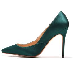 Shop Dark Green V-Cut Stiletto Heels Pointy Toe Chic Wedding Shoes Pumps For Women color Green for Anniversary, Going out, Wedding, Work with worldwide Free shipping & Free return. Fitted High Heel Heels For Banquet, Banquet Fitted High Heels, Fitted High Heel Wedding Shoes For Banquets, Fitted High Heel Wedding Shoes For Banquet, Pointed Toe 4-inch Heels For Banquets, Elegant Green Heels For Evening, Elegant Green Evening Heels, Chic Fitted Heels For Banquet, Elegant Green Heels With 4-inch Heel