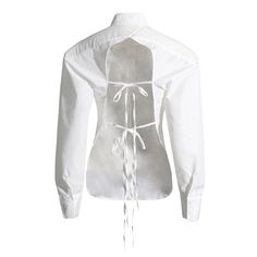 44487997423838|44487997456606|44487997489374 White Slim Fit Spring Blouse, Chic Slim Fit Blouse For Spring, Elegant White Tops With Back Button Closure, White Long Sleeve Slim Fit Blouse, White Slim Fit Long Sleeve Blouse, Chic Cotton Slim Fit Blouse, White Fitted Padded Blouse, Chic Slim Fit Cotton Blouse, Fitted White Padded Blouse