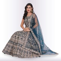 Teal Fashion, Georgette Lehenga, Memorable Wedding, Heavy Embroidery, Wedding Function, Net Fabric, Silk Lehenga