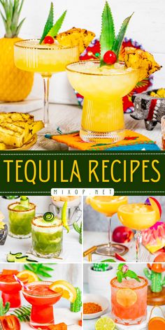 Want more alcoholic mixed drinks? These drinks with tequila are such fun party cocktails! You'll find the classic margarita, tequila sunrise, Paloma cocktail, and other tequila recipes. Pin this for later! Mexican Party Cocktails, Mixed Drinks With Tequila, Drinks With Tequila, Tequila Recipes, Tequila Drinks Recipes, Margarita Tequila, Easy Drinks To Make, Fun Party Drinks