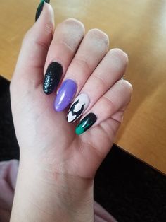 Maleficent Nails Designs, Maleficent Nail Art, Maleficent Nails, Maleficent Halloween, Bts Cartoon, Nails Disney, Disney Nail Designs, Funky Nail Designs, Disney 2023