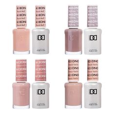 Nude Dnd Gel Polish, Dnd Nude Gel Polish, Dnd Nude Colors, Neutral Nail Color, Dnd Gel Polish, Red Acrylic Nails, Gel Set, Pedicure Designs, Daisy Nails