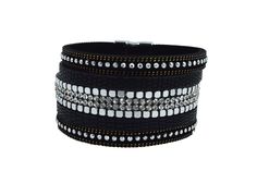 Looking for a unique summer  Black Wristband bracelet goes to your black dress? Come check this beautiful sparkling bracelet. Beautiful black bracelet for a simple black dress or silver dress. Grunge Punk Outfits, Punk Outfit, Emo Grunge, Leather Wristband, Sparkle Bracelet, Gothic Gifts, Grunge Punk, Leather Wristbands, Wristband Bracelet