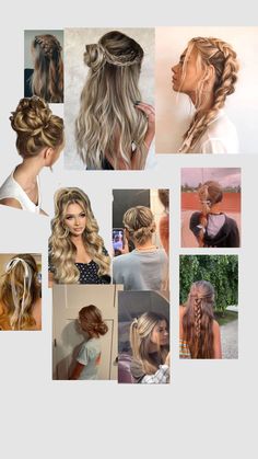 #hairinspo Funky Makeup, Cute Hairstyles For School, Fancy Hairstyles, Hair Inspiration Color, Hair Maintenance, Stylish Hair, Love Hair