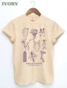 Cactus and flowers Botanical Tshirt, Cactus Encyclopedia Line art Shirt, Plant Tshirt, Desert Wildflowers tee, Vintage style cacti art Cheap Graphic Tee With Plants Print, Cheap Cute T-shirt With Plant Print, Botanical T Shirt, Cactus And Flowers, Plant Tshirt, Cacti Art, Botanical Tshirt, Desert Wildflowers, Cactus Tshirt