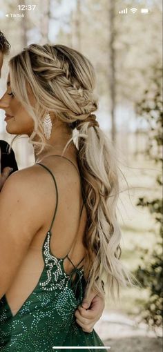 Prom Braid, Long Hair Ponytail, Prom Pony Tail