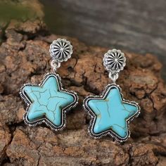 Description Eye-Catching Design With A Western-Style Star And Turquoise Stone Vintage Look Adds A Touch Of Personality To Any Outfit Lightweight And Comfortable To Wear All Day Long Perfect For Adding A Pop Of Color To Your Everyday Look Or Completing A Western-Themed Outfit Makes A Great Gift For Any Fashion-Forward Friend Or Family Member Trendy Star-shaped Blue Jewelry, Trendy Blue Star-shaped Jewelry, Trendy Blue Star Shaped Jewelry, Earrings Artificial, Black Friday Jewelry, Mens Stainless Steel Rings, Jewelry Organizer Storage, Style Star, Natural Stone Bracelets