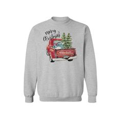 Celebrate the holidays with this fun Men's Merry Chistmas Fleece Sweatshirt. Celebrate the holidays with this fun Men's Merry Chistmas Fleece Sweatshirt. FEATURES Crewneck Ribbed hemline Long sleeveFABRIC & CARE Cotton Machine wash Imported Color: Light Grey. Gender: male. Age Group: adult. Material: Fleece|Cotton. Merry Chistmas, Christmas Sweater Men, Tree Farm, Comfy Sweaters, Tree Farms, Fleece Sweatshirt, North Pole, Graphic Tee Shirts, Mens Graphic Tee