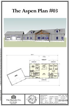 the aspen plan is shown in two different views