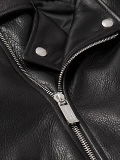 EXCLUSIVE AT MR PORTER. Enfants Riches Déprimés jacket is crafted from supple full-grain leather in a traditional biker shape. It has a wide belt detailed with a silver-tone eagle buckle and a silky lining so it slips on easily. Biker Jacket Men, Summer Sunglasses, Luxury Sneakers, Jacket For Men, Driving Shoes, Leather Biker Jacket, Wide Belt, Slides Shoes, Classic Sneakers