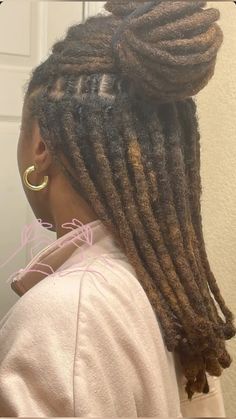 60 Locs, Long Brown Locs Black Women, Loc Girl Aesthetic, Black Women With Locs Aesthetic, Natural Hair Care Regimen, Girls With Locs Aesthetic, 4c Natural Hairstyles Short, Loc Goddess