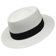 Panama Hat - Gambler (Grade 3-4) - White - Panama Hats for Women Panama Hats For Women, Panama Hat Women, Gambler Hat, Crochet Beret, Hat Handmade, Grade 3, Timeless Accessories, Tweed Blazer, Fashion Today