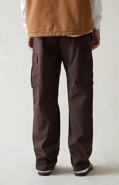 Stay effortlessly stylish with PacSun's Brody Brown Cotton Cargo Pants. With their relaxed fit, zip fly closure, and functional cargo pockets, these pants combine comfort and utility in a trendy brown finish, perfect for any casual outing. Cotton Cargo Pants, Cargo Pants Men, Pacsun, Cargo Pants, Mens Pants, Cool Style, Kids Shop, Relaxed Fit, Pants