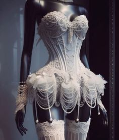 Pearl Corset, Diy Outfits, Mode Inspo, Fantasy Fashion, Stage Outfits