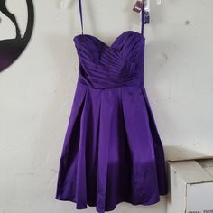 New With Tags Purple Bridesmaid Dress. Strapless With A Sweetheart Top! Size Is A 4 And Its True To Size . Has Pockets!!:) Strapless, Purple, Pockets, New With Tags, Formal, Prom, Bridesmaid Purple Homecoming, Purple Bridesmaid Dress, Purple Homecoming Dress, Purple Bridesmaid, Sweetheart Top, Purple Bridesmaids, Homecoming Dress, Bridesmaid Dress, Color Purple