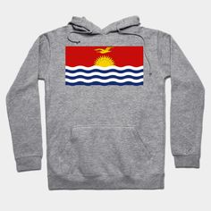 Flag Of Kiibati Hoodie Bath Maine, Malaysia Flag