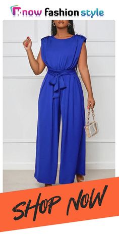 knowfashionstyle Blue Casual Solid Patchwork O Neck Regular Jumpsuits Chic Blue Short Sleeve Jumpsuits And Rompers, Blue Jumpsuits And Rompers For Work In Summer, Blue Jumpsuit Or Romper For Party, Blue Jumpsuits And Rompers For Summer Workwear, Blue Solid Color Jumpsuit For Party, Trendy Blue Wide-leg Jumpsuits And Rompers, Blue High-rise Stretch Jumpsuits And Rompers, Denim Blue Stretch High-waist Jumpsuits And Rompers, Denim Blue Non-stretch High Waist Jumpsuit/romper