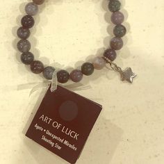 Zorbitz Art Of Luck Bracelet Agate Shooting Star For Unexpected Miracles Wear Zorbitz Art Of Luck Bracelet Agate Shooting Star For Unexpected Miracles Always And You Can Discover The Art To Luck. Gray Spiritual Bracelet For Gift, Gray Spiritual Bracelets As Gift, Spiritual Gray Bracelets As Gifts, Silver Agate Crystal Bracelet As Gift, Silver Agate Crystal Bracelet For Gift, Gray Beaded Bracelet With Natural Stones As Gift, Lucky Jewelry, Shooting Stars, Womens Jewelry Bracelets