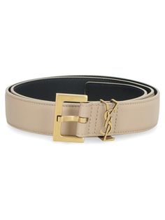 Indulge in the captivating allure of this exquisite leather belt, exquisitely crafted to elevate your style to new heights. The iconic CASSANDRE logo plaque, gleaming in a luxurious gold hue, adds a touch of sophistication and glamour to any ensemble. With a comfortable 3cm width, this belt effortlessly cinches and accentuates your waist, creating a timeless and effortlessly chic silhouette that is bound to turn heads wherever you go. Embrace the perfect blend of functionality and style with thi Ysl Logo, Dark Beige, Everyday Style, High Quality Leather, Watch Design, Womens Backpack, Leather Belt, Sleek Design, Calf Leather