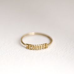 Monogram Ring, Gold Name Ring, Name Band, 10K 14K Solid Gold Ring, Personalized Ring, Minimalist Rin Everyday Gold Ring With Custom Name, Everyday Gold Rings With Custom Name, Everyday Custom Name Gold Ring, Simple Personalized Gold Stackable Rings, Gold Minimalist Ring With Custom Name Engraving, Minimalist 14k Gold Custom Name Ring, Minimalist Gold Engraved Ring With Custom Name, Simple Engraved 14k Yellow Gold Ring, Simple 14k Gold Engraved Ring For Anniversary