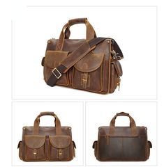 Vintage leather briefcase for men. large storage leather laptops bag.Features: 100% full grain leather L16.5 x W5.5 x H11.4Inch About3.7 Ibs Two flap closure design pockets One zipper pocket in back Inside padded section for up to 15" laptop Detachable/adjustable leather shoulder strap Durable candle holder Available inLight Brown. Dark Brown Crop Top Aesthetic, Closure Design, Aesthetic T Shirts, Leather Laptop Bag, Briefcase For Men, Chunky Sandals, Leather Laptop, Leather Briefcase, Large Storage