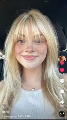 Pale Skin, Sabrina Carpenter, Blue Hair, Hair Inspo, Hair Inspiration, Blonde Hair, Bangs, Makeup Looks, How To Look Better