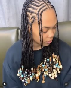 Girls Braided Hairstyles, Braided Hairstyles Kids, Girls Braided Hairstyles Kids, Braids And Beads, Cute Box Braids, Braided Hairstyles For Black Women Cornrows, Hairstyles Kids