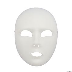 The perfect canvas for horror, creatures, masquerades, or phantoms! White plastic face mask. One size fits most 12 and up. Horror Creatures, Princess Protection Program, Face Mask Halloween, Blue Face Mask, White Face Mask, White Mask, Discount Illustration, Mask Halloween, Coupon Websites