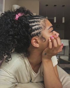 @fruitcakeyj | woke up w some cute ass braids 😛🎀💕✨ shoutout to my girl Avy <3 | Instagram Rope Twist Braids, Volleyball Hair, Curly Styles, Gorgeous Braids, Hairstyles For Teens, Quick Natural Hair Styles, School Prom, Braid Hairstyle, Braided Hairstyles For Teens