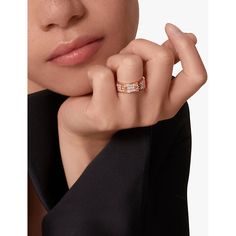 Find CARTIER Love 18ct Rose-gold And 66 Brilliant-cut Diamond Ring 55mm on Editorialist. Cartier 18ct rose-gold and 0.70ct brilliant-cut diamond ring100% 18ct rose-gold66 diamondsSlips onLOVE collection, brand engraved, polished finishCarat weight: 0.70ctCarat cut: round brilliantCarat clarity: FL-VS2Carat colour: D-HRing width: 6.5mmPlease refer to the brand's care instructionsMade in FranceCartier prides itself on providing excellent customer service. This includes contacting customers to offer after-sales care and share details about its brand and products. As such, when you order a Cartier product from us, your details will be passed onto Cartier so that it can provide these services to you. Luxury Cartier Rose Gold Diamond Ring, Cartier Rose Gold Wedding Ring, Cartier Diamond Promise Jewelry, Cartier Diamond Jewelry For Promise, Elegant Cartier Rose Gold Rings, Luxury Cartier Rose Gold Ring, Luxury Rose Cut Diamond Ring In Rose Gold, Luxury Rose Gold Diamond Ring With Rose Cut, Luxury Rose Gold Diamond Ring With Diamond Cut