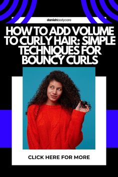 Amp Up Your Curls: Discover How to Add Volume to Curly Hair! Our post spills the secrets on techniques, products, and styling tricks to pump up the volume of your curly locks. Say hello to gravity-defying, fabulous hair! Ready for hair that turns heads? Click the link to check out the post and unlock the secrets of voluminous curly hair! Voluminous Curly Hair, Pump Up The Volume, Styling Tricks