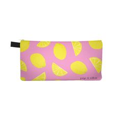 Pencil case from our Fruits collection on 100% polyester illustrated canvas. - Dimensions: 4x9" - White YKK zipper Made in Canada ***Please note that production time is 1-4 weeks if in backorder. Yellow Rectangular Pencil Case With Pen Holders, Yellow Zipper Pouch Pencil Case, Yellow Zipper Pencil Case, Yellow Rectangular Pencil Case With Zipper, Yellow Rectangular Zipper Pencil Case, Yellow Rectangular Zipper Pouch Pencil Case, Yellow Rectangular Travel Pencil Case, Yellow Rectangular Pencil Case For Travel, Ykk Zipper