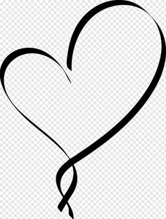 a black and white drawing of a heart on a transparent background, with the word love written