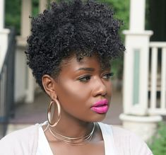 FOLLOW@PINDISCOVERY Tapered Natural Hair Cut, Tapered Afro, Natural Curly Hair Cuts