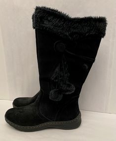 Baretraps Tall Adaire Boots Womens Sz 8.5 Med Suede Faux Fur Lined Side Zip. Preowned condition. Leather upper. Faux fur lined. Side zip. Please see all pictures before purchase. Thank you. Boots Womens, Boot Shoes Women, Side Zip, Dallas, Faux Fur, Womens Boots, Leather Upper, Shoe Boots, Bathing Beauties