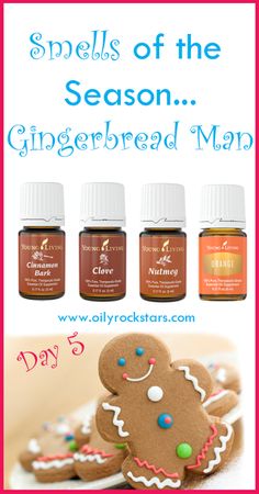 Smells of the Season- Day 5 (Gingerbread Man) Body Butter Vs Lotion, Vs Lotion, Young Living Products, Young Living Oils Recipes, Living Oils Recipes, Essential Oil Remedy