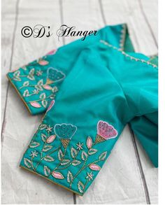 Light Green Aari Work Blouse, Maggam Work Blouse Designs Latest For Pattu Sarees, Magam Work Blouses Latest, Simple Embroidery Designs Blouse