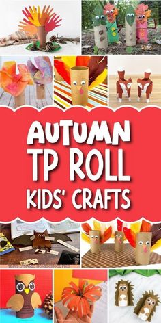 an autumn tp roll kid's crafts project