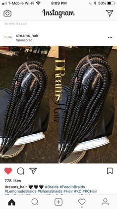 Jumbo Cornrows Braids For Black Women, Makeba Braids Styles, Jumbo Feed In Braids, Jumbo Cornrow Braids, Protective Styles For Black Women, Fulani Cornrows, Jumbo Cornrows, Long Cornrows, Curly Braided Hairstyles