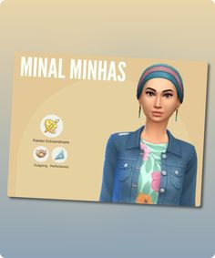 Sims 4 Female Model CC: Minal Minhas By Mini Simmer