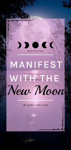 This New Moon Manifestation Ritual will help you harness the power of the New Moon to manifest what you want. When you learn to use the power of the planets to boost your personal power, the results are magical. Use the power of the New Moon to manifest the life of your dreams. #manifest #lawofattration #LOA #newmoon #moonritual Spell Recipes, Spiritual Business, Witchy Things