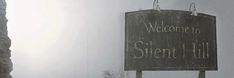 a wooden sign that says silent hill on it