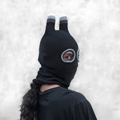 rabbit back mask Black Full Face Balaclava For Cold Weather, Black Breathable Balaclava For Cold Weather, Black Balaclava For Winter, One Size Fits Most, Black Winter Balaclava, One Size Fits Most, Black Balaclava For Winter, Black Balaclava For Outdoor, One Size Fits Most, Black Balaclava For Cold Weather, Black Warm Balaclava For Streetwear, Black Balaclava For Streetwear