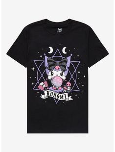 Kuromi Fortune Telling Boyfriend Fit Girls T-Shirt Outfits Dr, Shopping Wishlist, Style Goals, Fortune Telling, Plus Size Fits, Girls T Shirt, Socks And Tights, Sweaters And Jeans, Cute Tshirts