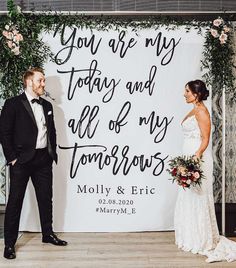 Custom Fabric Backdrop Personalized Wedding Reception Backdrop Wedding Backdrop Ideas, Wedding Quote, Wedding Renewal, Reception Backdrop, Wedding Reception Backdrop, Corner Kitchen, Wedding Backdrops, Wedding Ceremony Backdrop, Bridal Poses