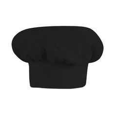 Hold your head high with our traditional style chef hat. Complete with adjustable hook-and-loop closure that ensures a secure fit on every head, this lightweight, imported, poly/cotton hat will keep your hair safe while also keeping you looking professional and capable. Dont let its comfort fool you  this hat is ready to cook up a storm without falling out of place. Color: Black. Gender: unisex. Age Group: adult. Black Cook, Chef Design, Chef Hats, Chef Jackets, Hats Black, Cook Up A Storm, Chef Hat, Chefs Hat, Cotton Hat